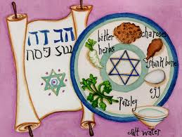 Seder plate designed by kids